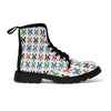 Logo and go and go - Men's Canvas Boots in White