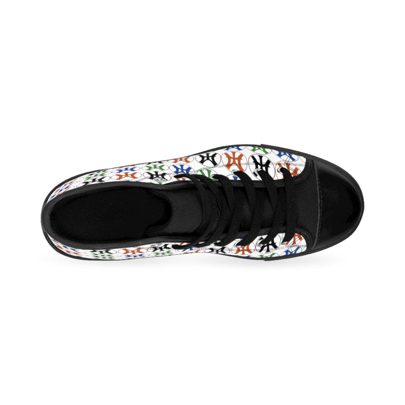 Logo and go and go - Men's High-top Sneakers in White