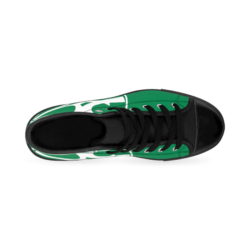 Slanted - Men's High-top Sneakers in Green