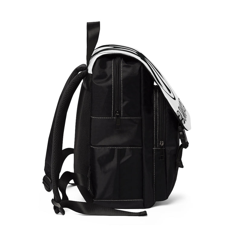 Proud - Unisex Casual Shoulder Backpack in White