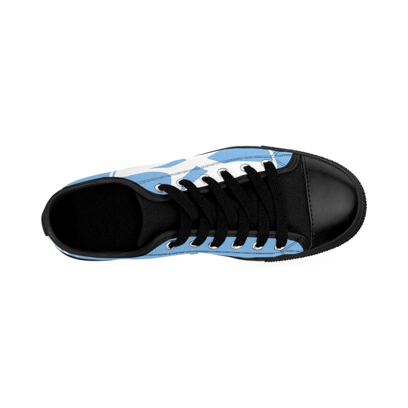 Slanted - Women's Canvas Sneakers in Blue