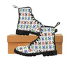 Logo and go and go - Men's Canvas Boots in White