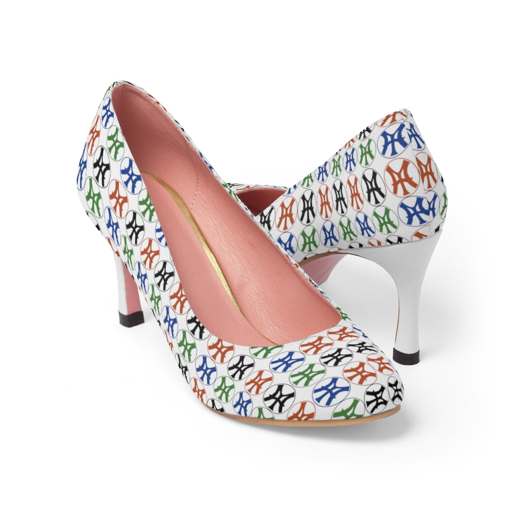 LIMITED EDITION - Logo and go and go - Women's High Heels in White