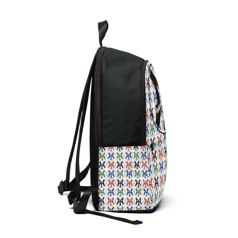 Logo and go and go - Unisex Fabric Backpack With Big Logo