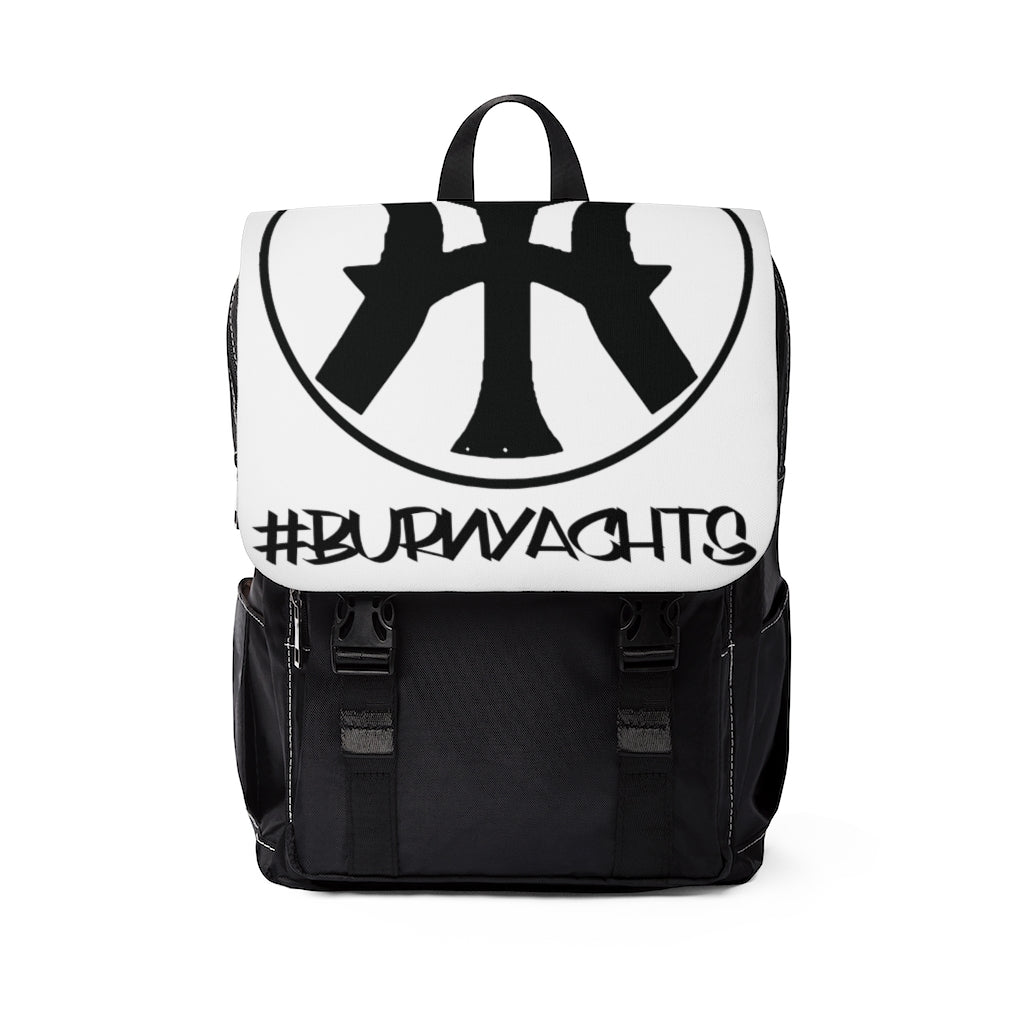 Proud - Unisex Casual Shoulder Backpack in White